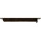 Ekena Millwork Heaton Hidden Support Steel Bracket w/ 14" Support Depth, Antiqued Pale Gold 3"W x 18"D x 2"H BKTM03X18X02HEAPG - alternate 5